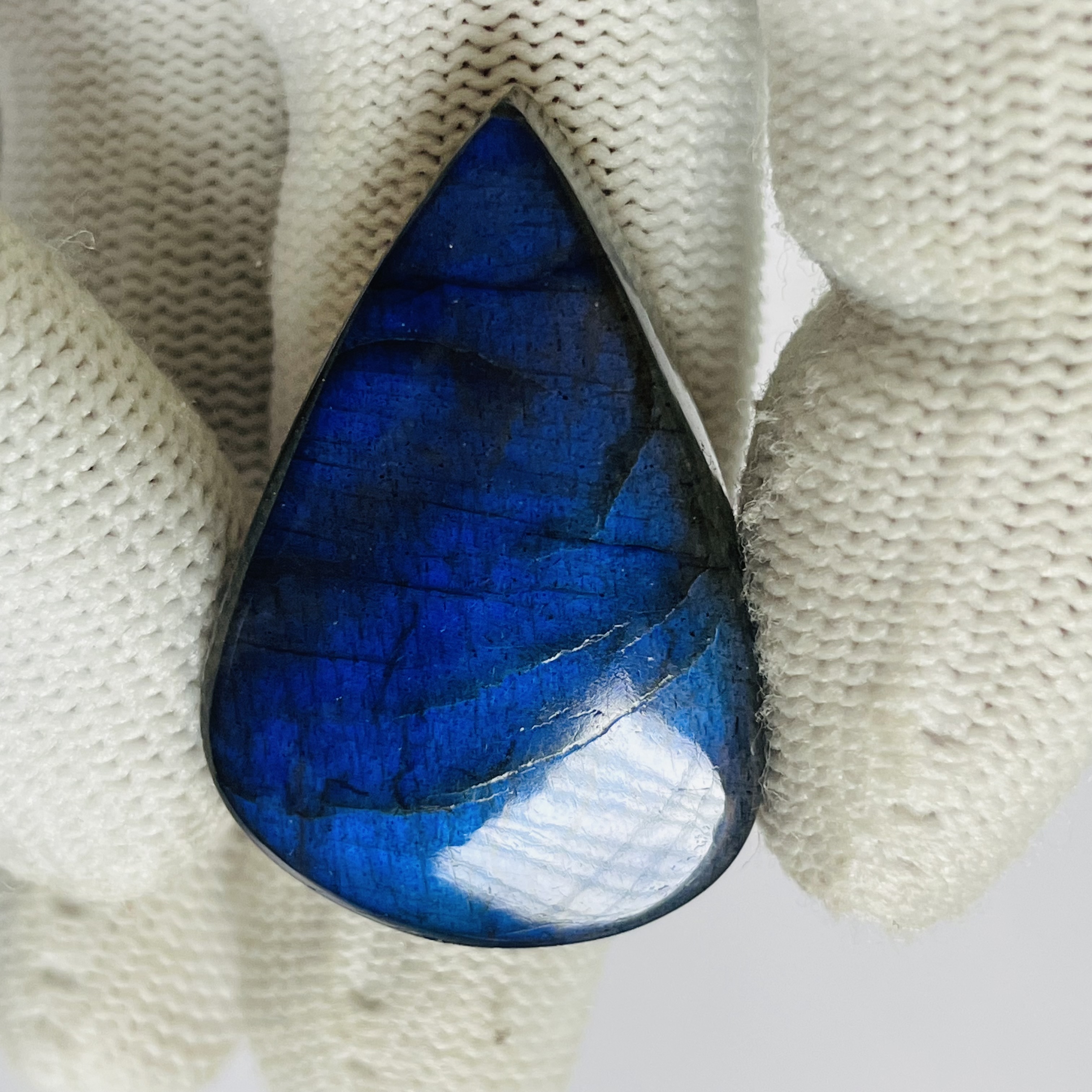 Natural Small Blue Fire Labradorite Cabochon, Tiny Electric Blue Labradorite Loose Gemstone for Rings & Earrings, Wholesale Small Labradorite Lot